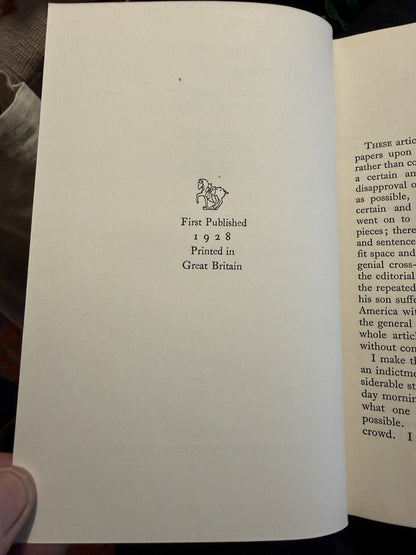 H G Wells : The Way the World is Going : 1st Edition in Fine Dust Jacket 1928