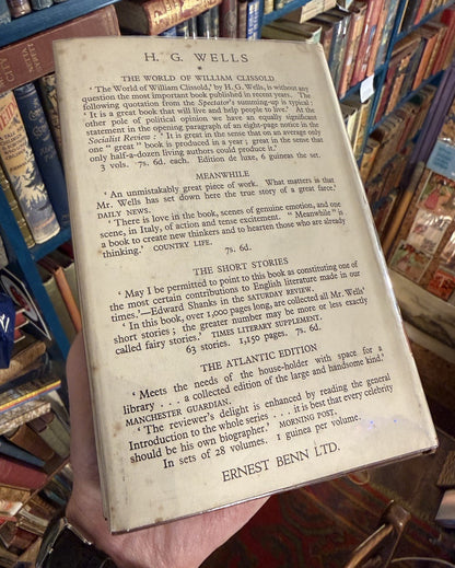 H G Wells : The Way the World is Going : 1st Edition in Fine Dust Jacket 1928