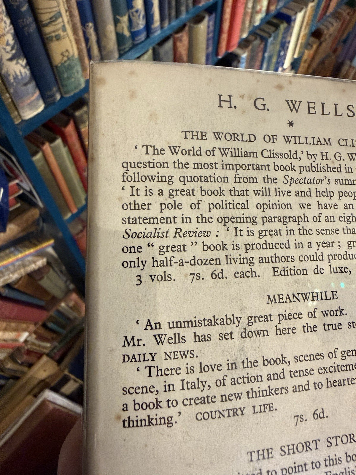 H G Wells : The Way the World is Going : 1st Edition in Fine Dust Jacket 1928