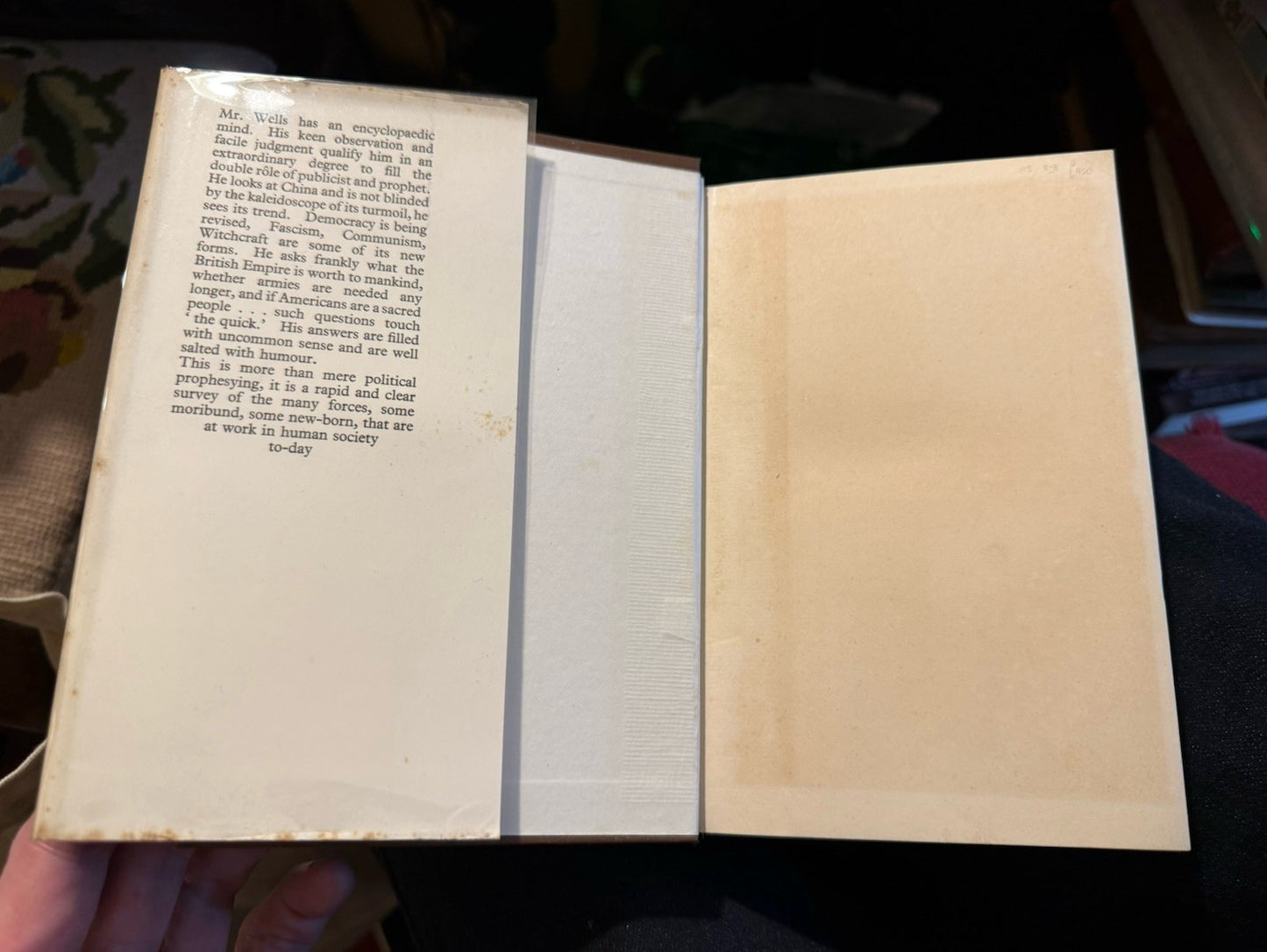 H G Wells : The Way the World is Going : 1st Edition in Fine Dust Jacket 1928