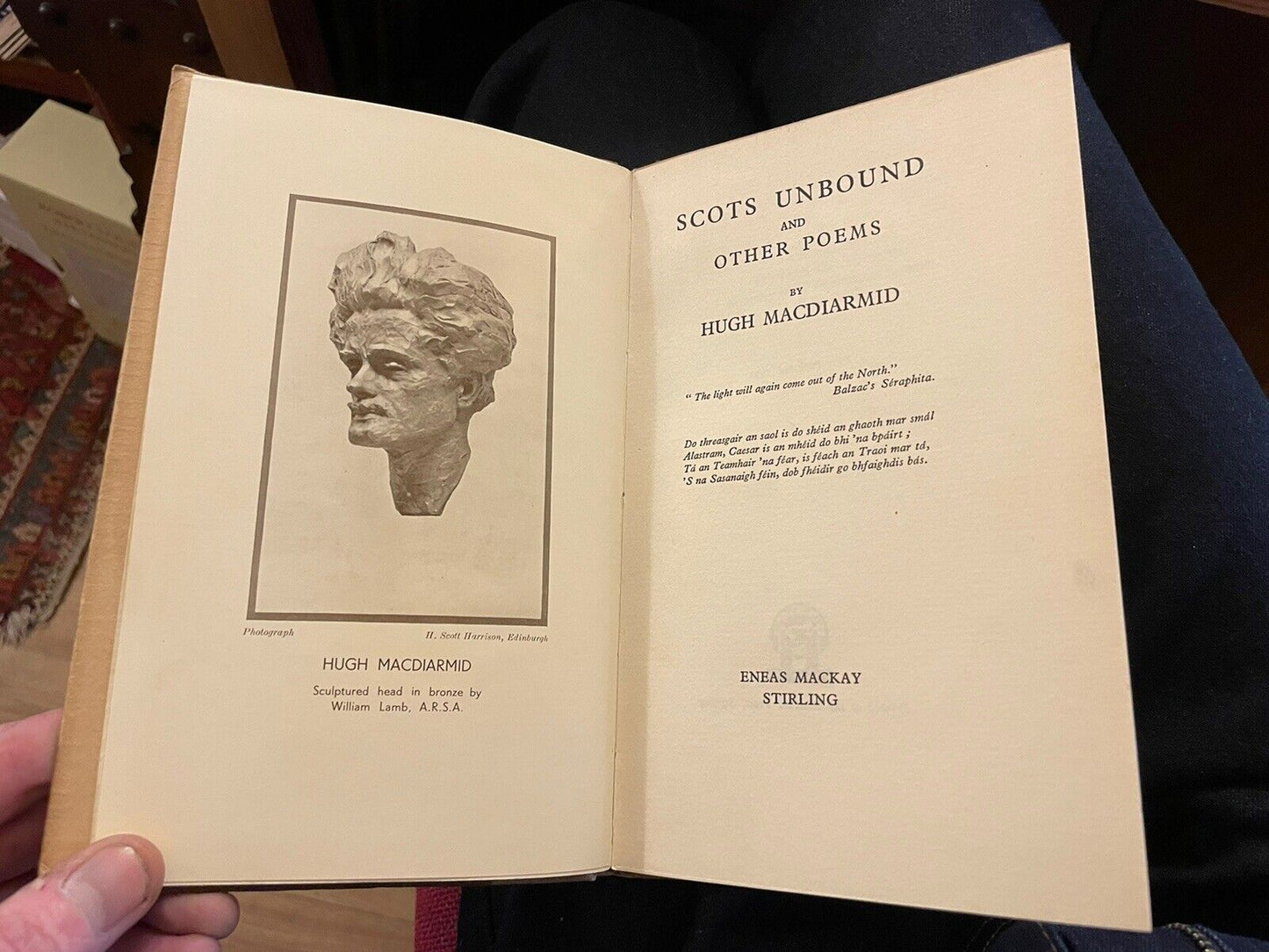 1932 Hugh MacDiarmid : Scots Unbound and Other Poems : Signed Ltd Edition