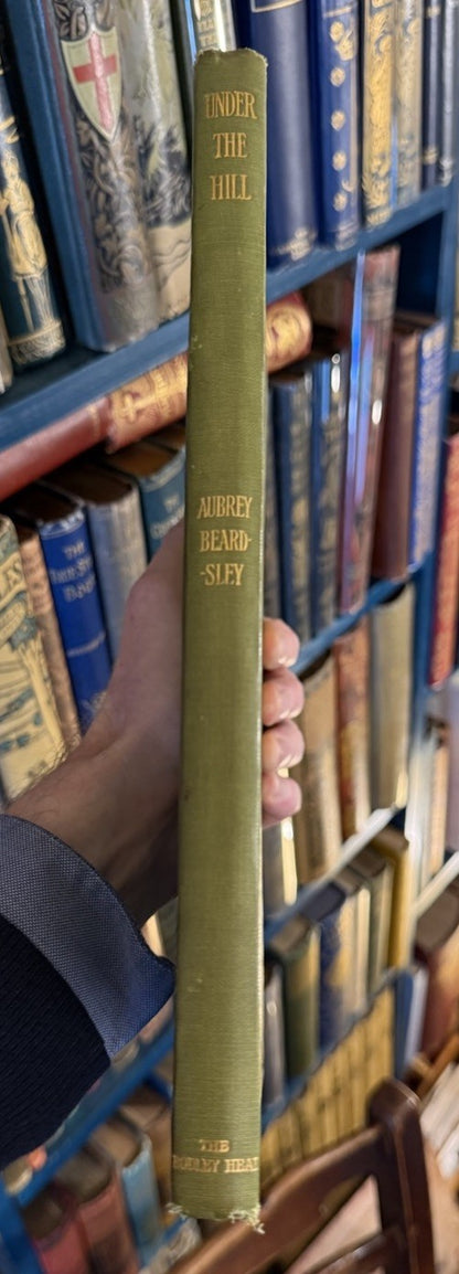 Aubrey Beardsley : Under the Hill : Decorative Cloth Binding : 1st Edition 1904