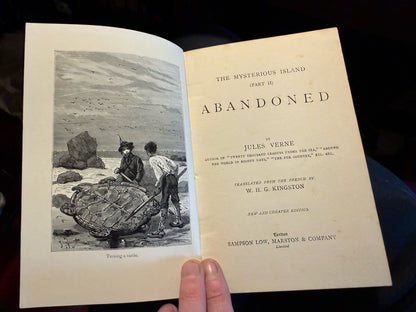 Jules Verne : The Mysterious Island (Part II) Abandoned c1908