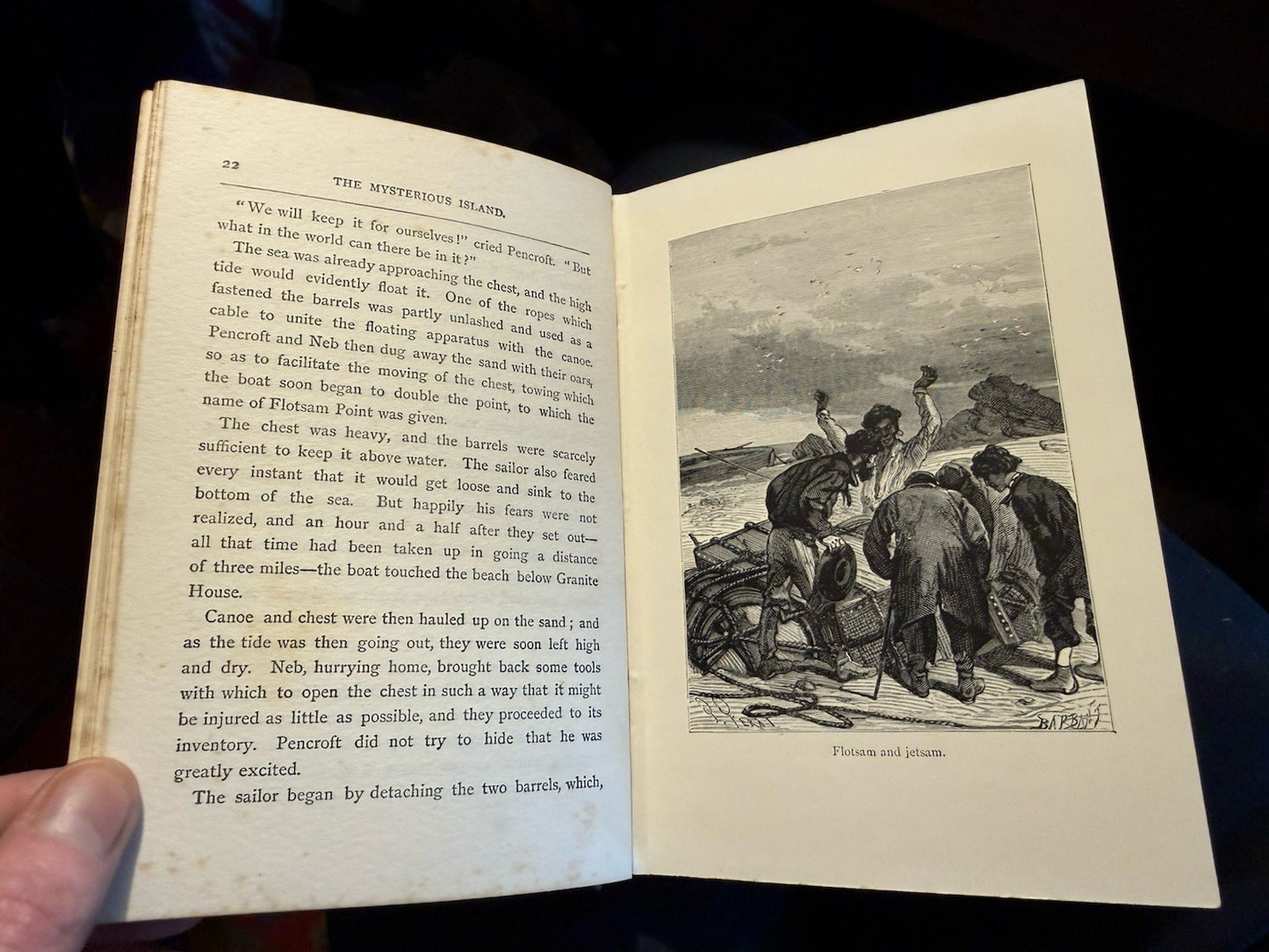 Jules Verne : The Mysterious Island (Part II) Abandoned c1908