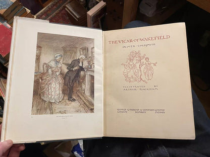 Oliver Goldsmith (Arthur Rackham) The Vicar of Wakefield 1st Edn 1929