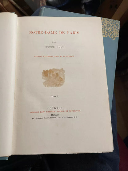 Victor Hugo : Notre-Dame de Paris (2 Vols) French Limited Edition (250 Copies)