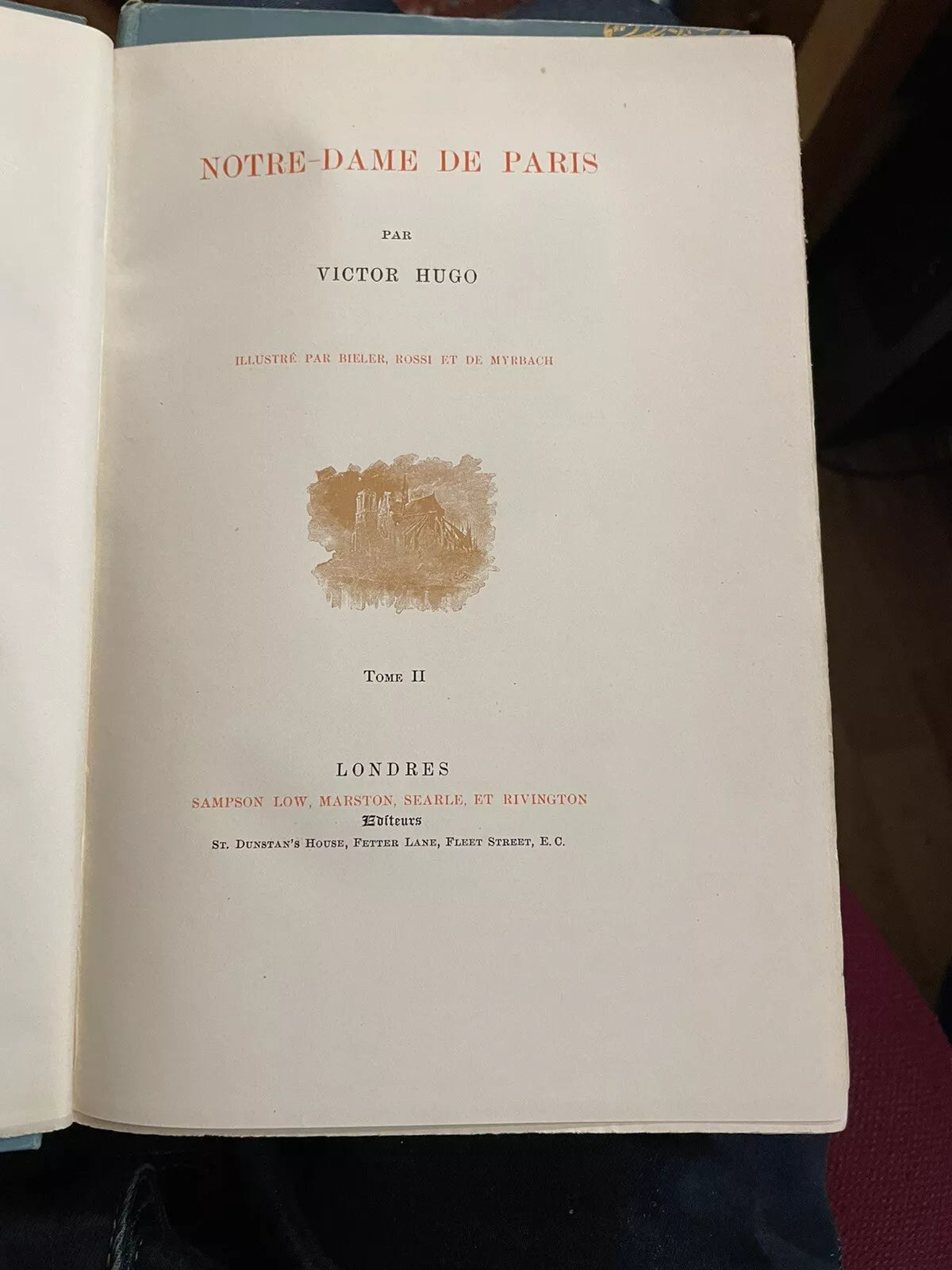 Victor Hugo : Notre-Dame de Paris (2 Vols) French Limited Edition (250 Copies)