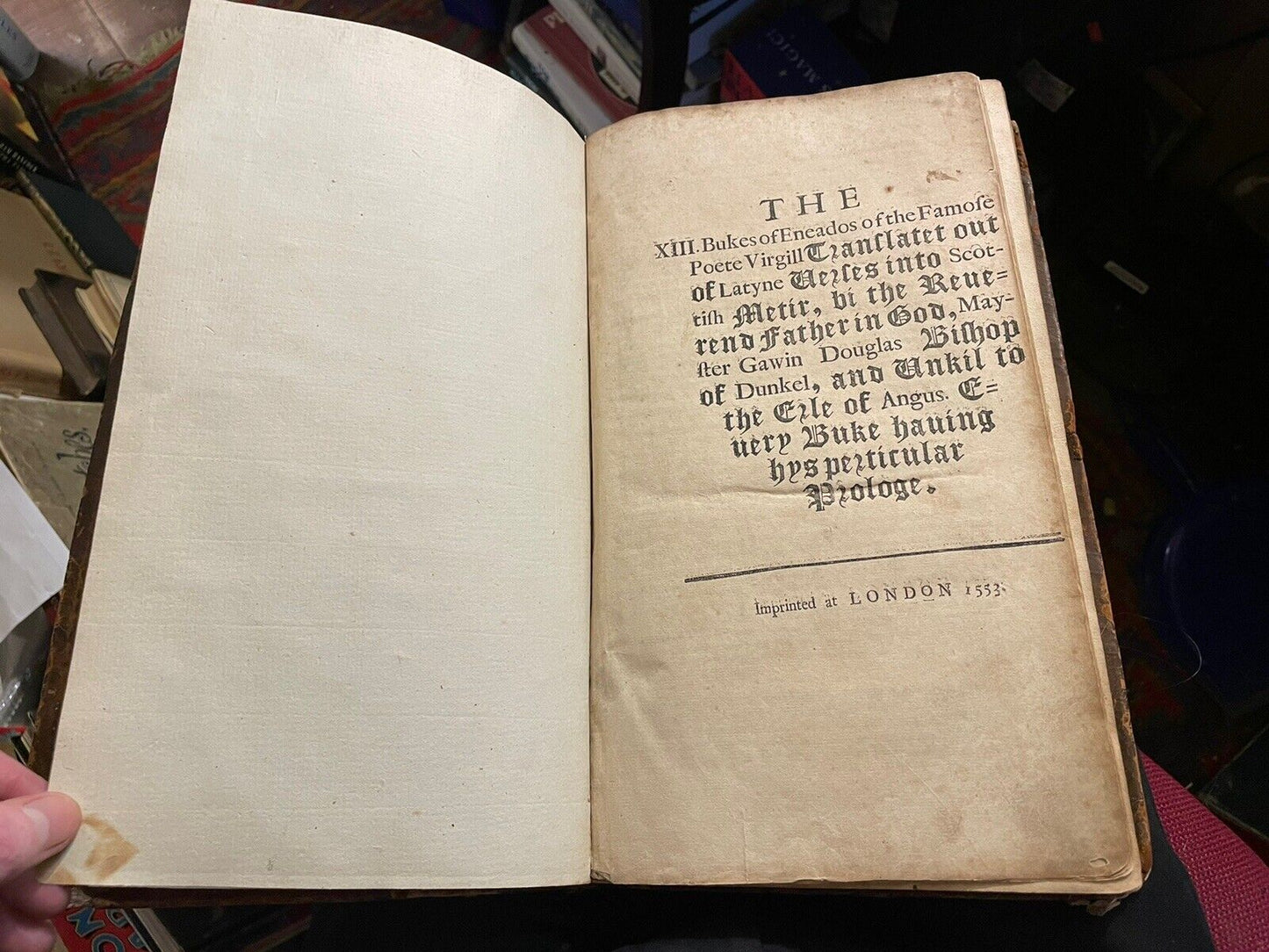 1710 Virgil's Aeneid Translated into Scottish Verse : Bishop Gavin Douglas