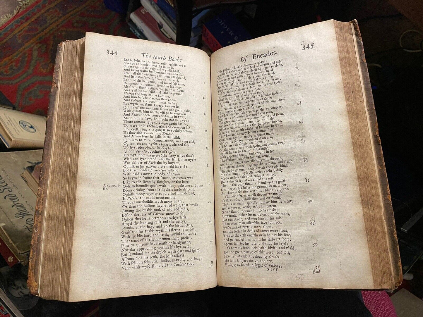 1710 Virgil's Aeneid Translated into Scottish Verse : Bishop Gavin Douglas