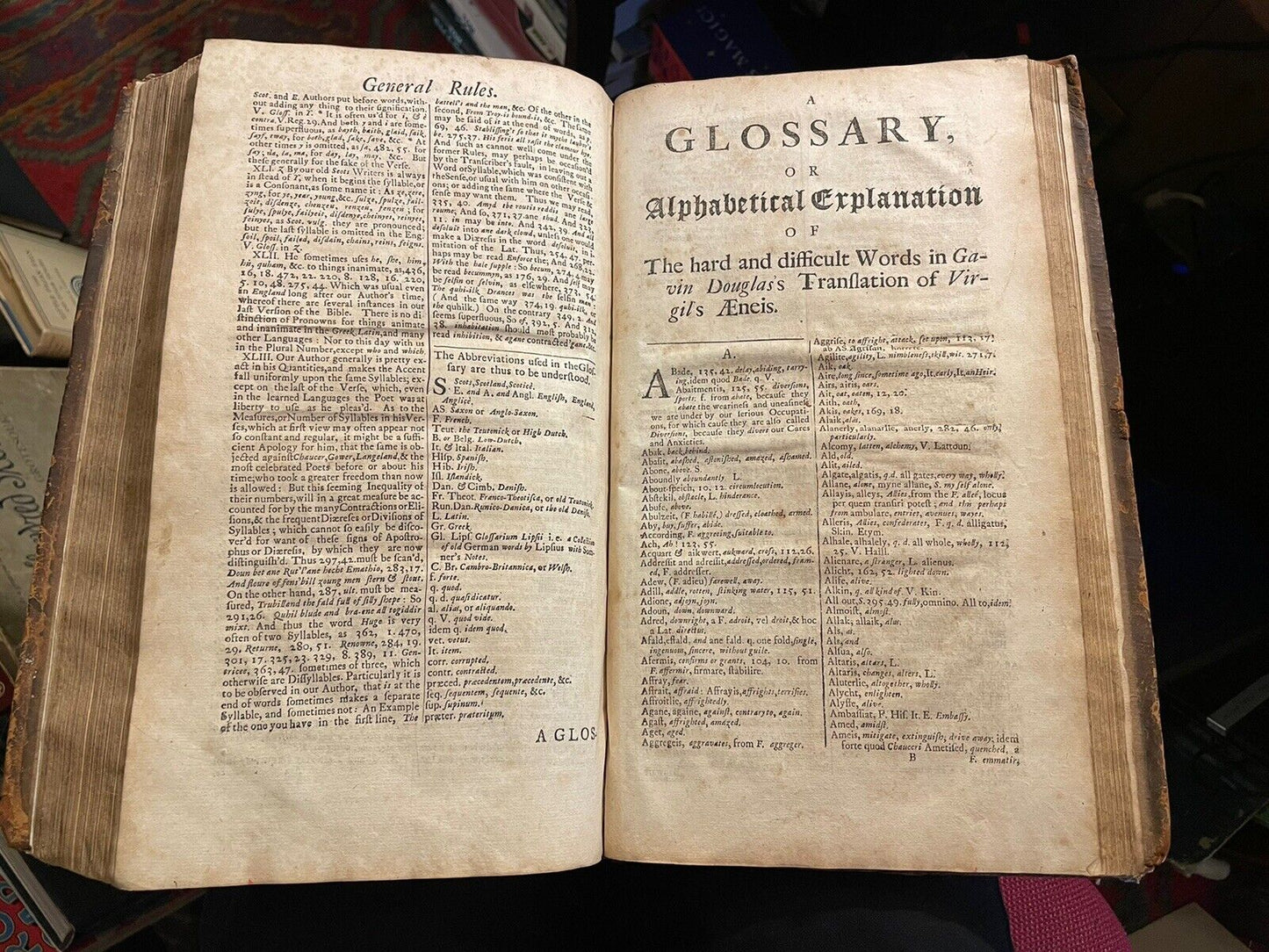 1710 Virgil's Aeneid Translated into Scottish Verse : Bishop Gavin Douglas
