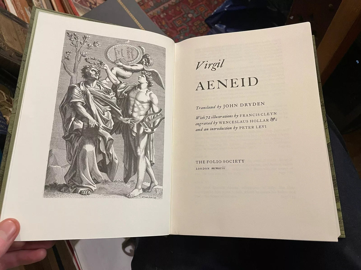 Aeneid by Virgil : Folio Society : Leather : Folio Society : 1995 VGC