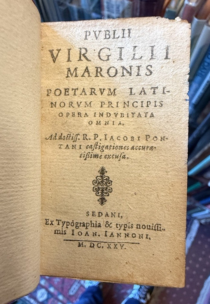 1625 Miniature VIRGIL Craig W. Kallendorf's Copy : Jean Jannon : Sedani