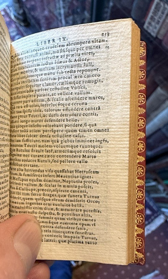 1625 Miniature VIRGIL Craig W. Kallendorf's Copy : Jean Jannon : Sedani