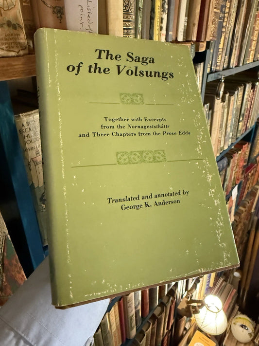 The Saga Of The Volsungs (1982 1st Ed) : George K. Anderson ; Poetry