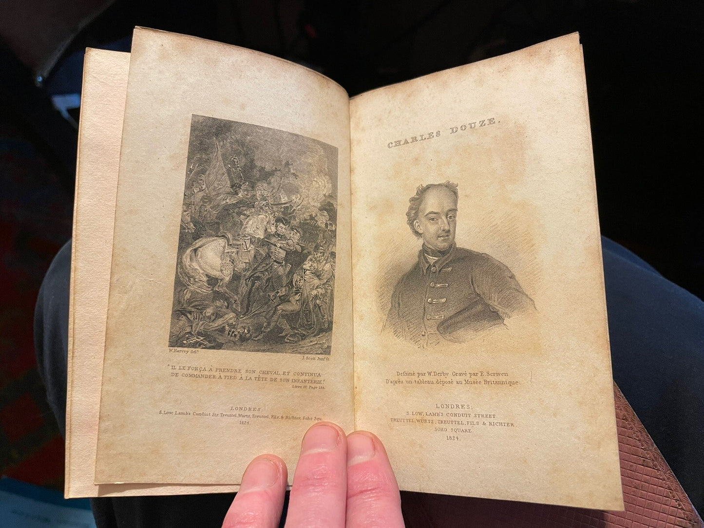 1824 Voltaire (2 Vols) Histoire de Charles XII : French Language : History