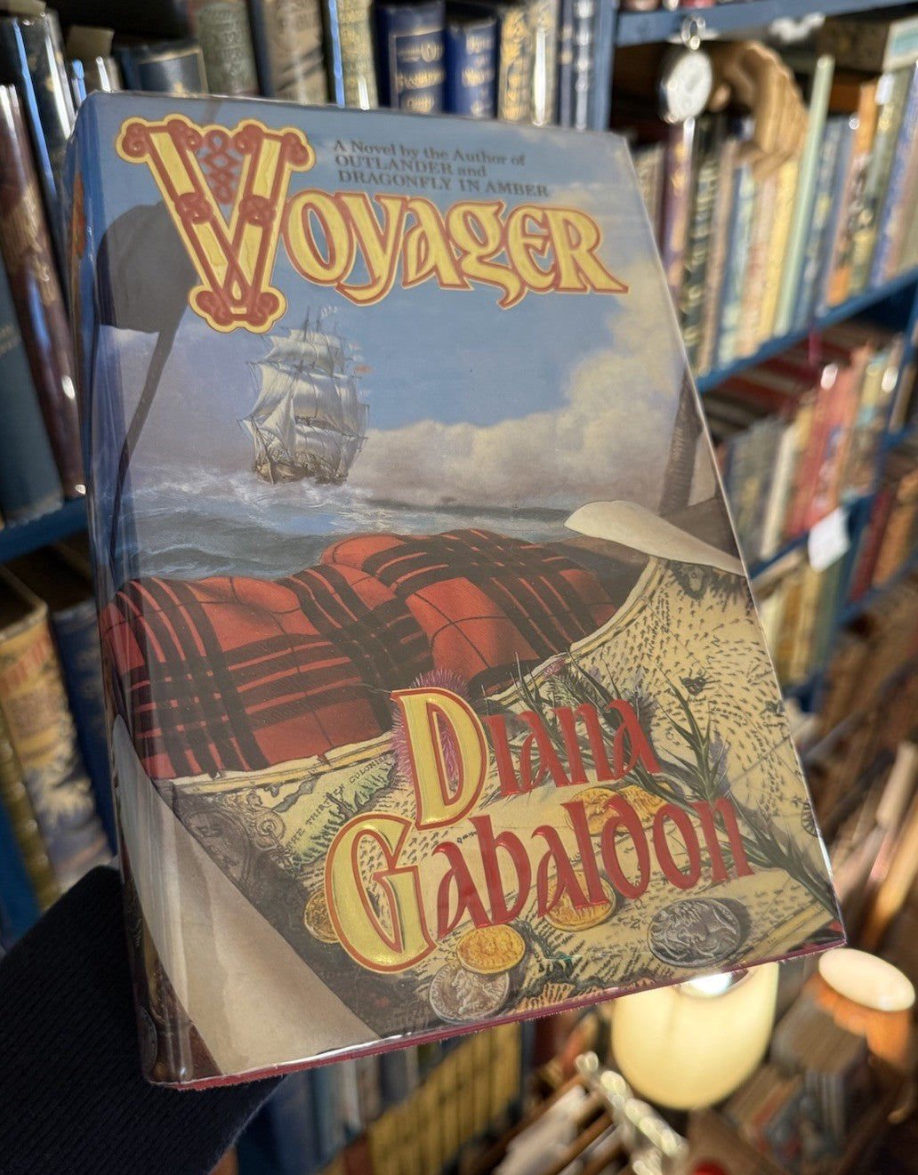 Voyager : Diana Gabaldon (SIGNED) 1st/1st Edition : Outlander Series