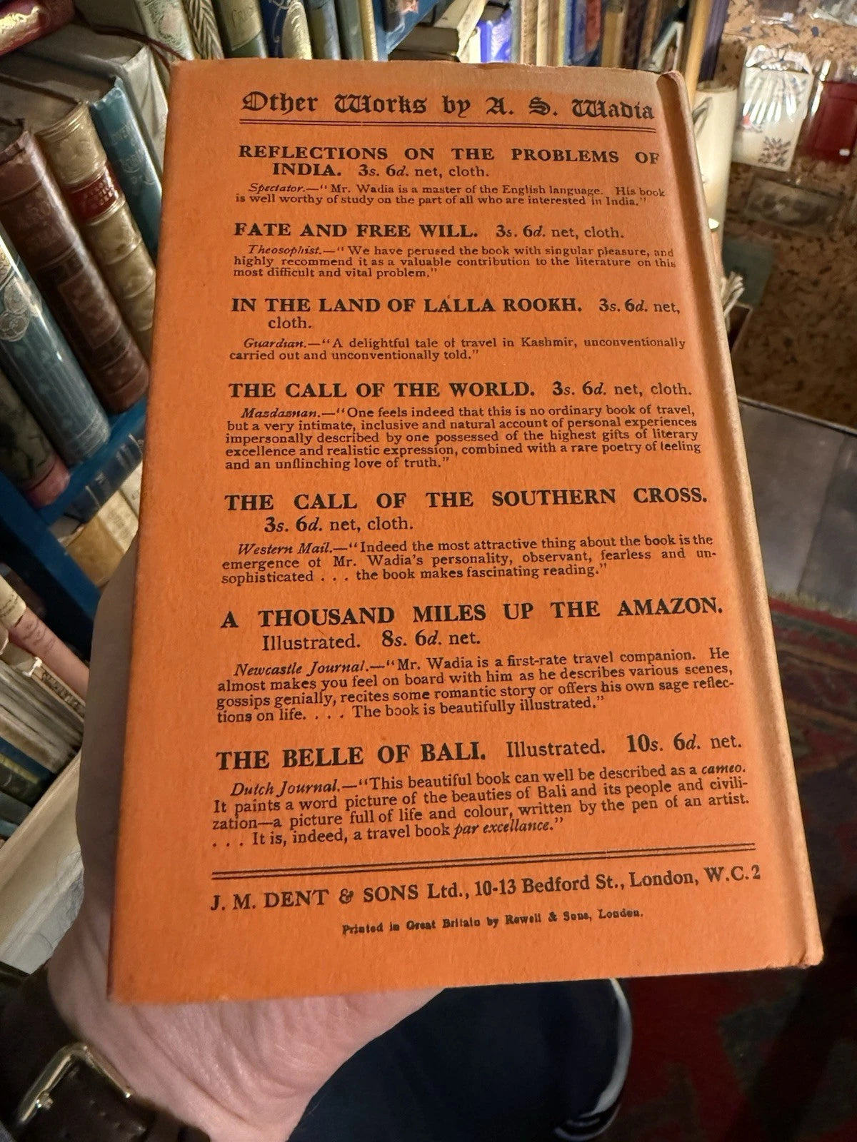 The Message of Buddha : A.S. Wadia : Buddhism : HB in DJ : 1st Edition 1938