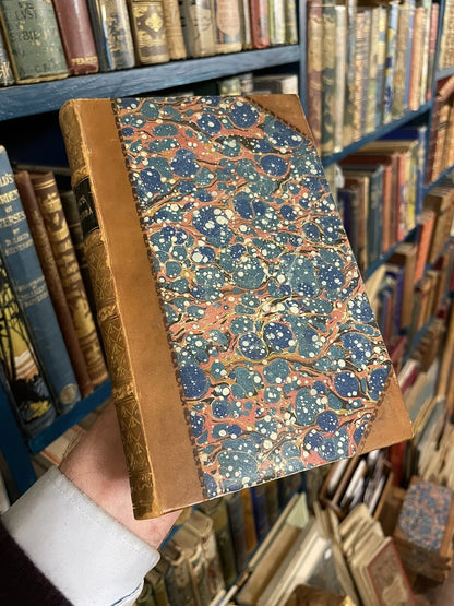 1850 Washington Irving : The Alhambra : Half Leather Binding