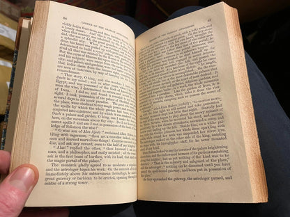 1850 Washington Irving : The Alhambra : Half Leather Binding