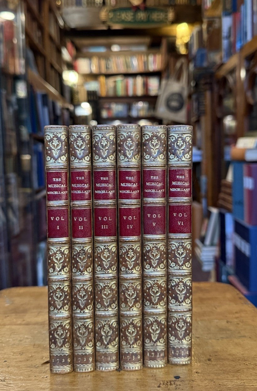 The Musical Miscellany (6vols) Zaehnsdorf : Violin & Flute : Watts 1729-1731