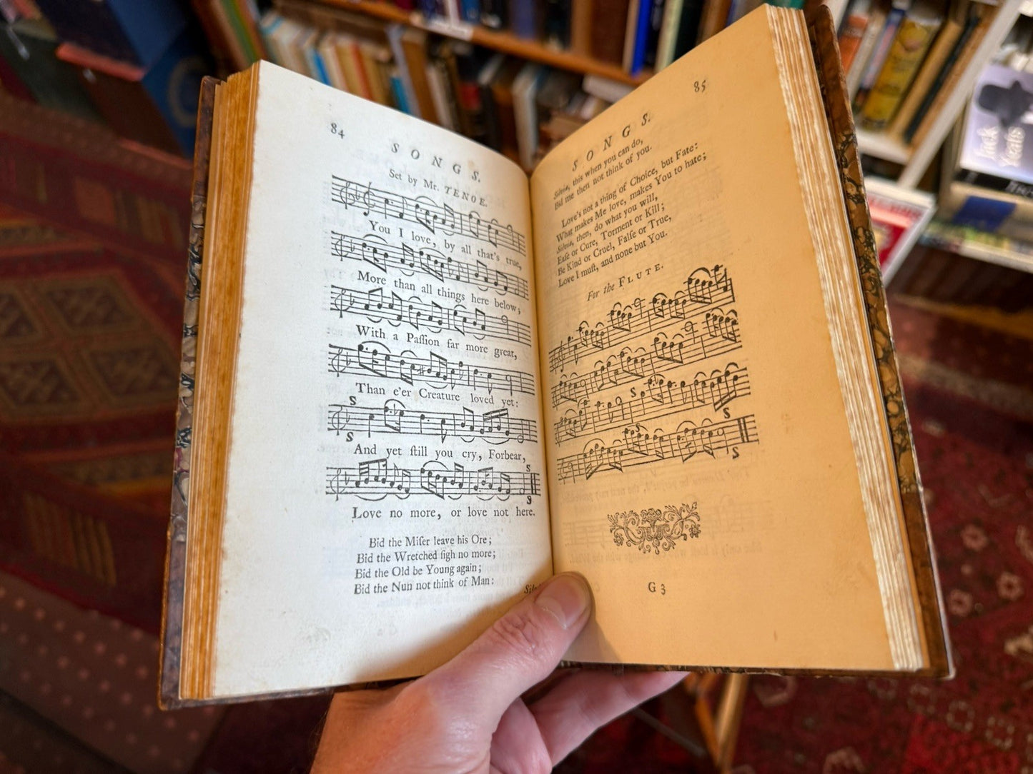 The Musical Miscellany (6vols) Zaehnsdorf : Violin & Flute : Watts 1729-1731