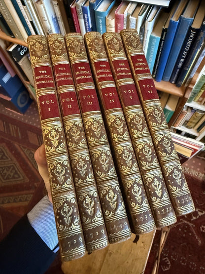 The Musical Miscellany (6vols) Zaehnsdorf : Violin & Flute : Watts 1729-1731