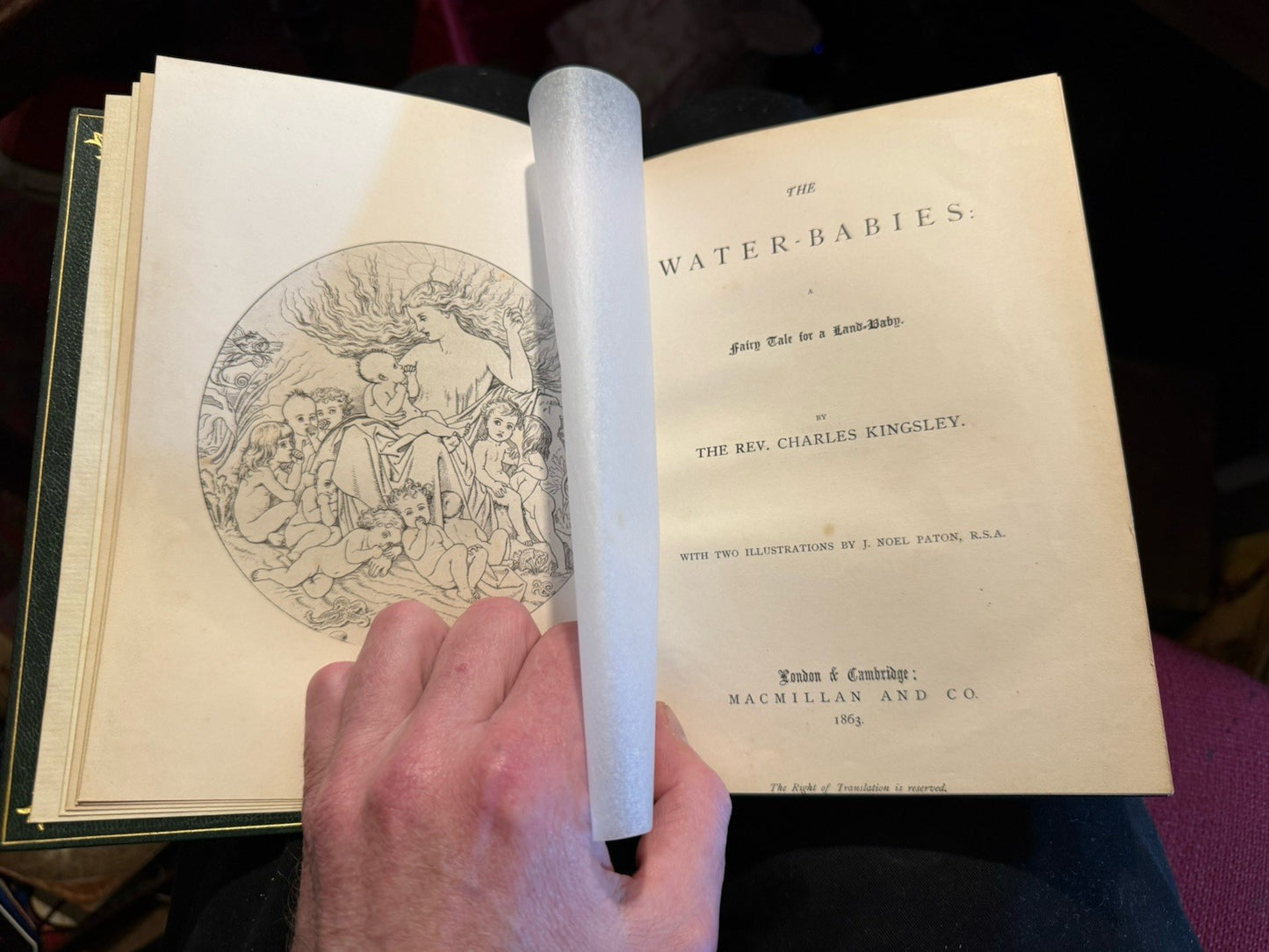 The Water Babies : Charles Kingsley : Bayntun-Riviere : 1st UK Ed 1863