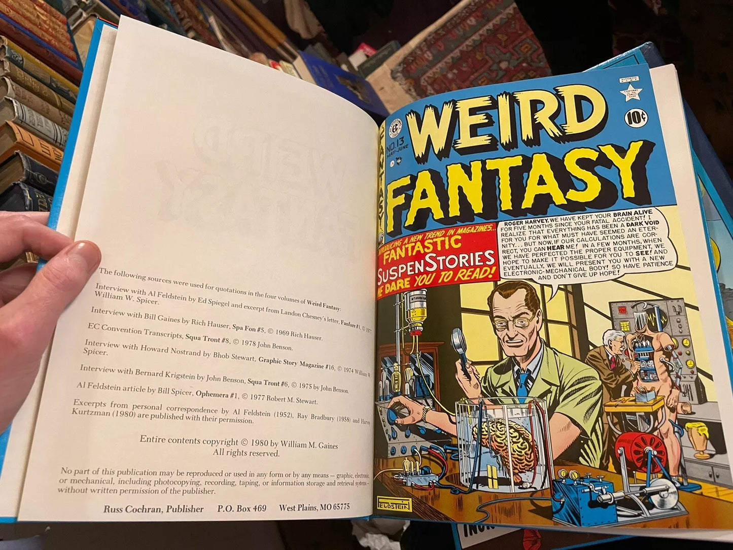 Weird Fantasy Box Set : EC series : Complete 22 Comic Issues : Russ Cochran 1980