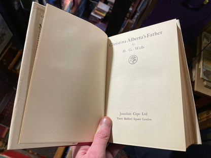 H G Wells : Christina Alberta's Father : 1st /1st Edition 1925 : Dust Jacket