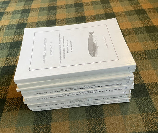 European Research on Cetaceans (9 Volumes) Whales Dolphins Porpoises