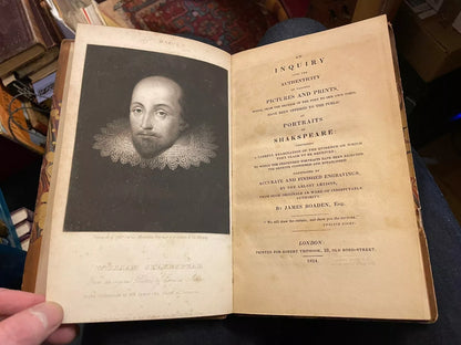 1824 Authenticity of William Shakespeare's Portraits : James Boaden