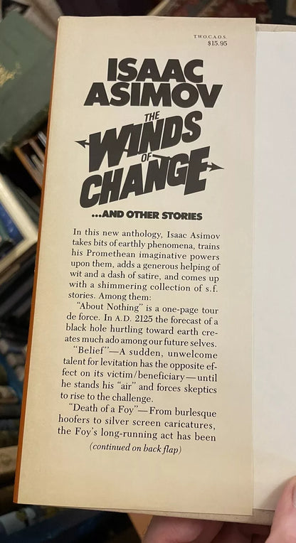 Isaac Asimov : The Winds of Change and Other Stories **SIGNED** 1st/1st Edition