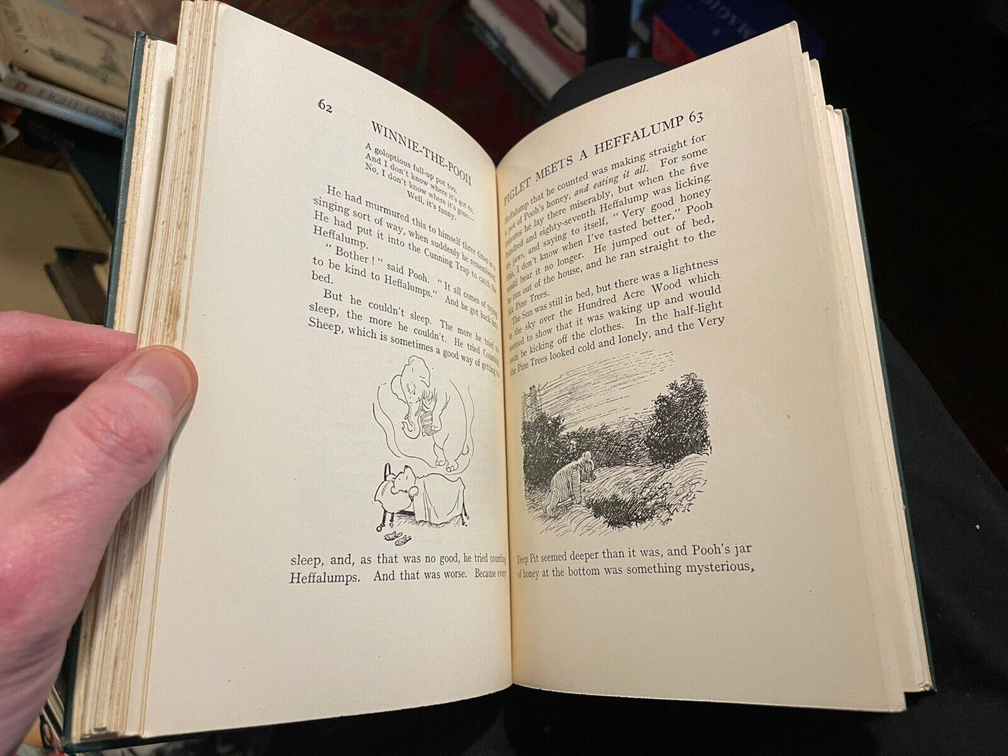 A A Milne : Winnie-The-Pooh : Illustrated Ernest Shepard : 1st Edition 1926