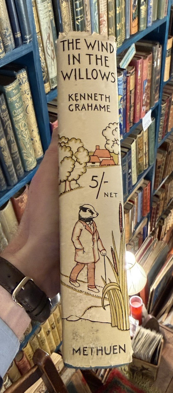 1933 The Wind in the Willows : Kenneth Grahame : Dust Jacker by Edith Morris