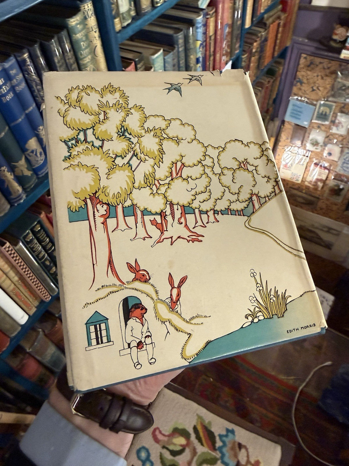 1933 The Wind in the Willows : Kenneth Grahame : Dust Jacker by Edith Morris
