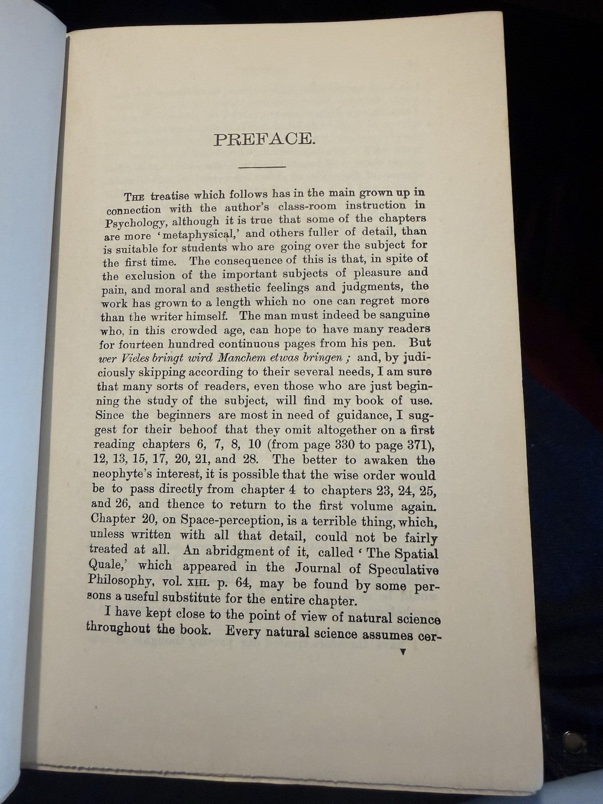 1890 William James : Principles of Psychology : Two Volumes