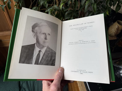 The Welsh Law of Women : Celtic Law Studies : Presented to Daniel A Binchy