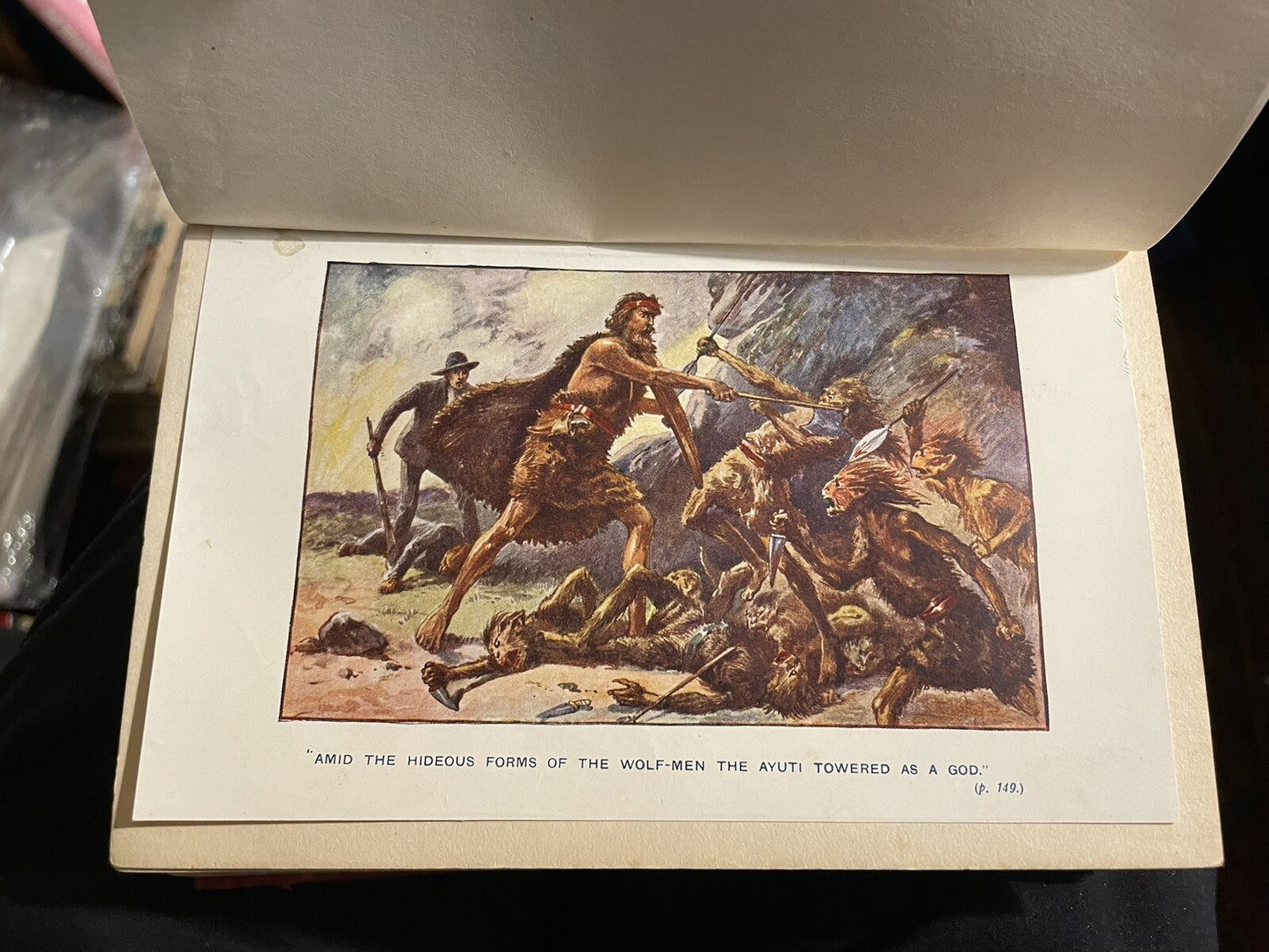 1906 The Wolf-Men : Frank Powell : Underground Werewolf-Like Race : Hollow Earth