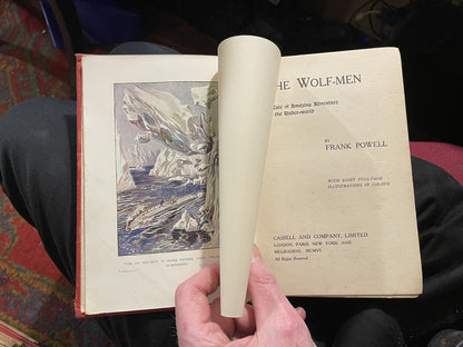 1906 The Wolf-Men : Frank Powell : Underground Werewolf-Like Race : Hollow Earth