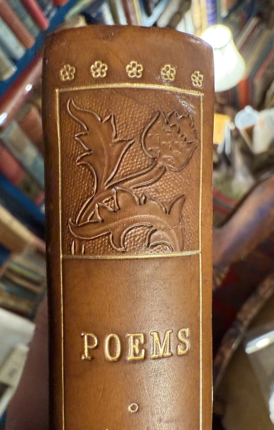 1845 Poetical Works of Oliver Goldsmith : Wood Engravings : Bespoke Binding
