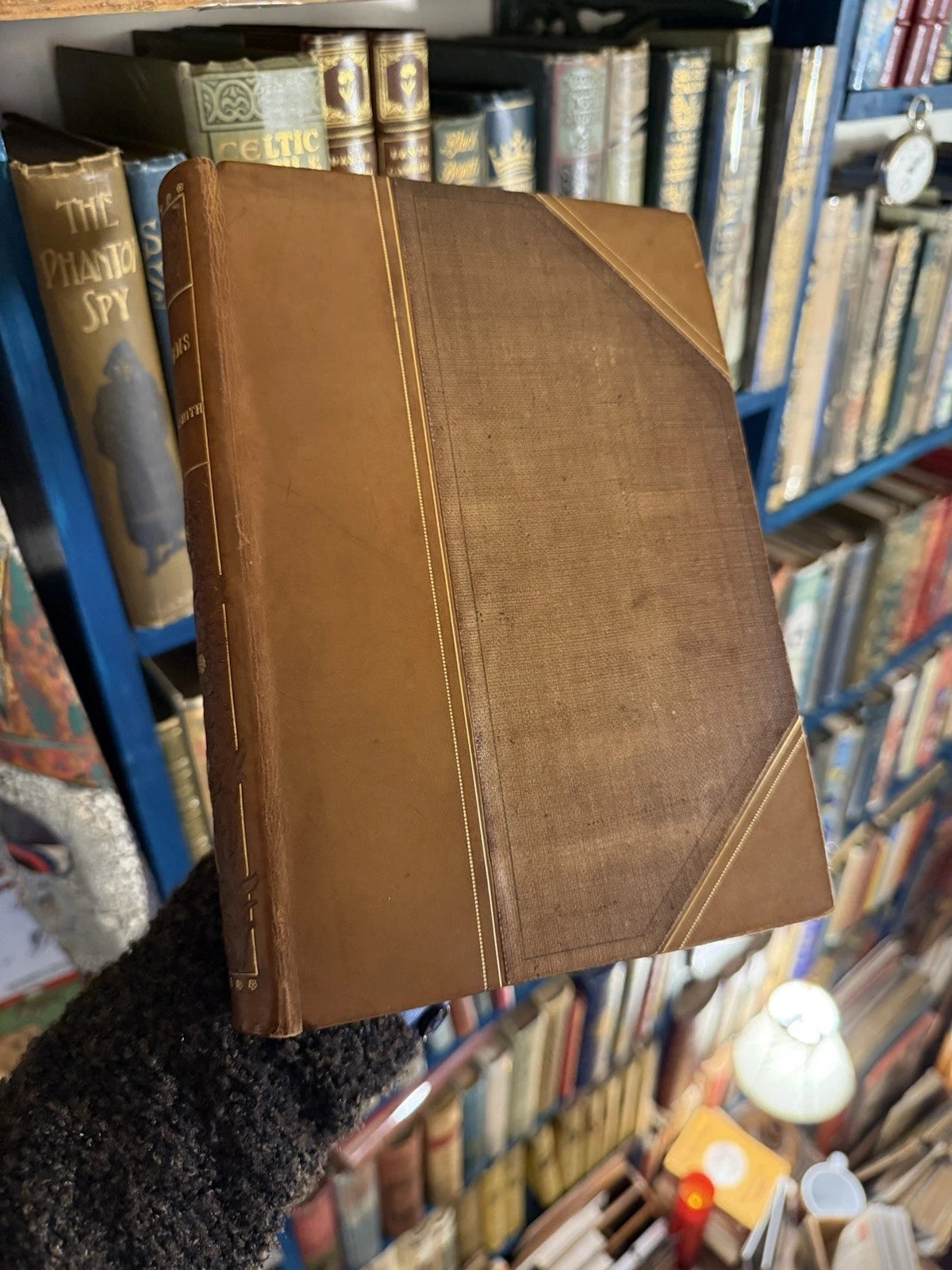 1845 Poetical Works of Oliver Goldsmith : Wood Engravings : Bespoke Binding