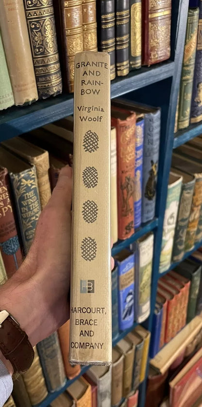 Virginia Woolf : Granite and Rainbow : 1st US Edition 1958 in Dust Jacke