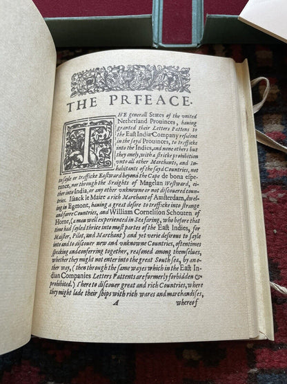 Francis Drake: The World Encompassed : Vellum Binding 1628 Facsimile