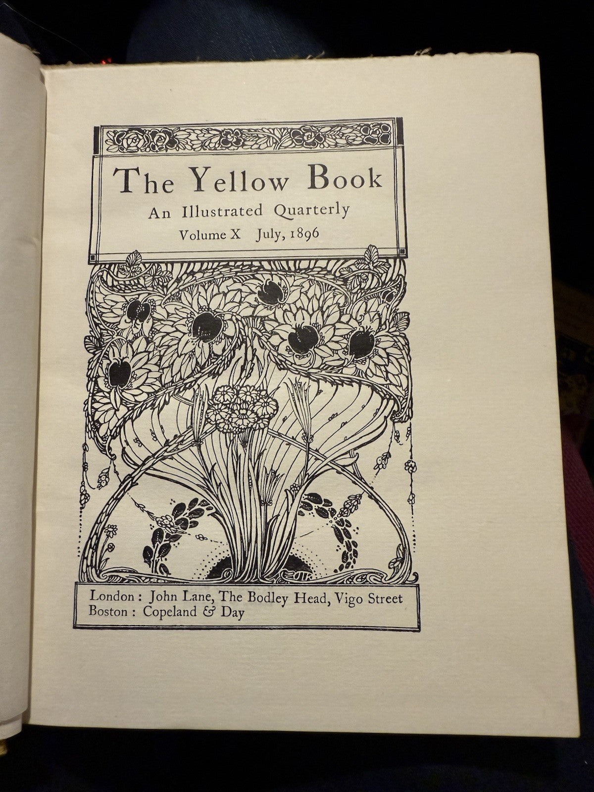 The Yellow Book (Volume 10) July 1896 Illustrated Quarterly : Katharine Cameron