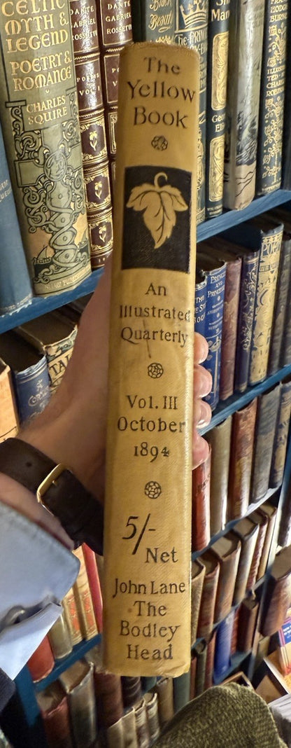 The Yellow Book (Volume 3) Oct 1894 Illustrated Quarterly Aubrey Beardsley III