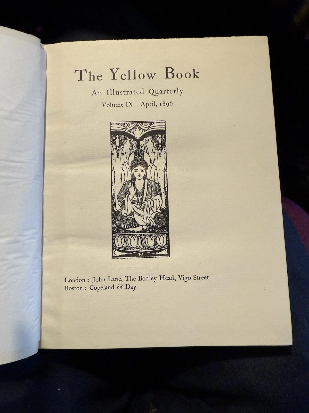 The Yellow Book (Volume IX) April 1896 Illustrated Quarterly : A. J. Gaskin
