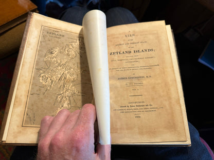 1809 Edmondston : Zetland Islands (2 Volumes) History Shetland Scotland