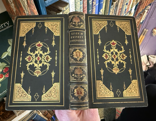 1834 Lives of Eminent Zoologists : MacGillivray : Fine Leather Binding