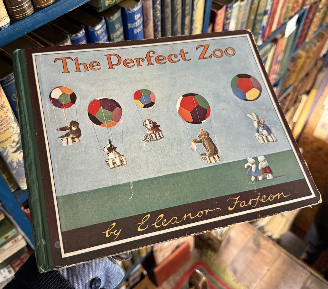 1929: The Perfect Zoo : Eleanor Farjeon : 1st Edition : Children's Book : VGC