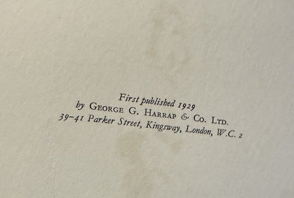 1929: The Perfect Zoo : Eleanor Farjeon : 1st Edition : Children's Book : VGC